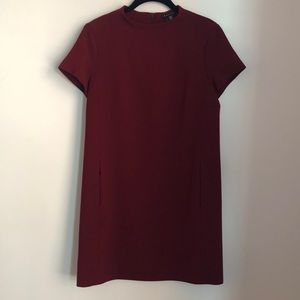 Like new!!! Maroon Theory A line dress (size 6) - great for work!
